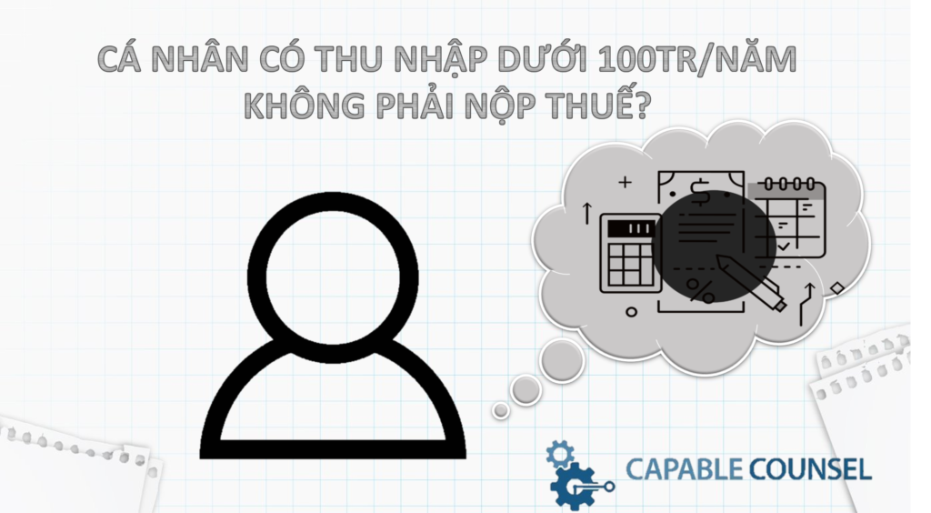 Ca nhan thu nhap duoi 100 trieu mot nam 