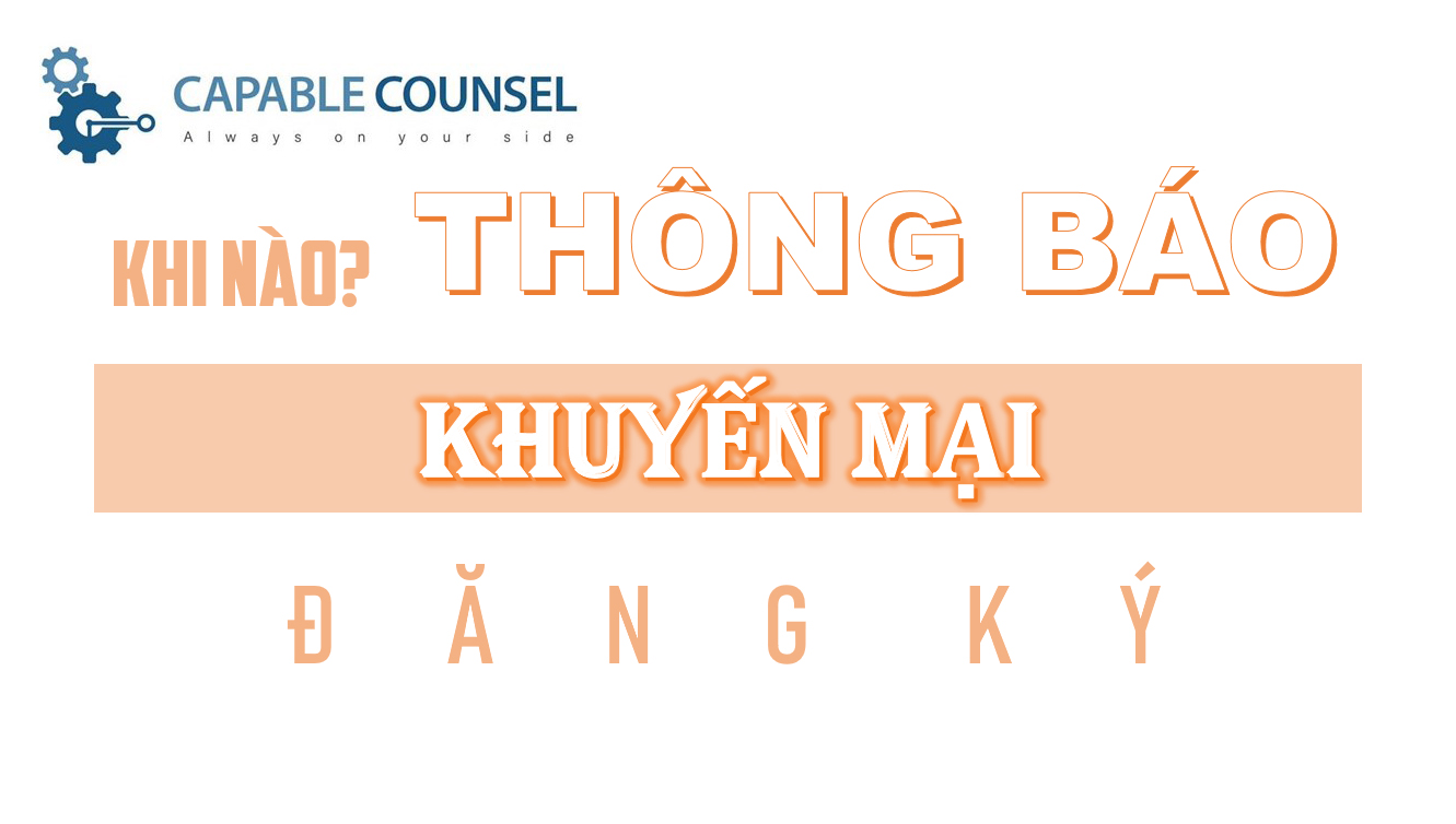 Khi nao can thong bao khuyen mai va dang ky khuyen mai